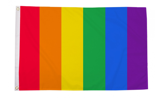 Vertical Stripe Rainbow 3x5 Flag